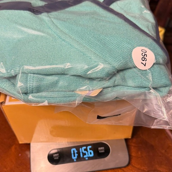 NWT St Johns Bay Women Petite Lg Pullover Fleece Sweatshirt Green Blue Snap Neck - Picture 14 of 14